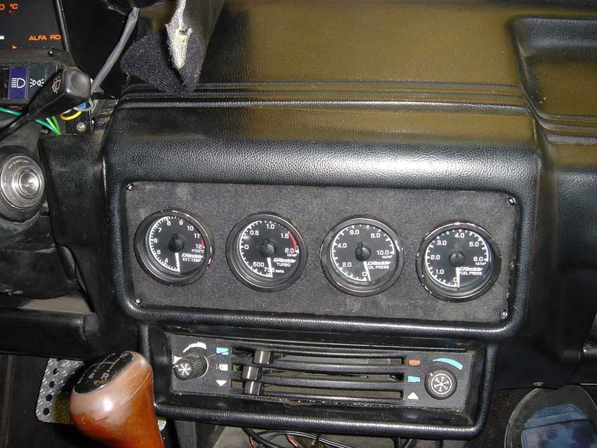 "Hey' officer , these are the stock gauges,can't you see it's a Japanese car???" :)