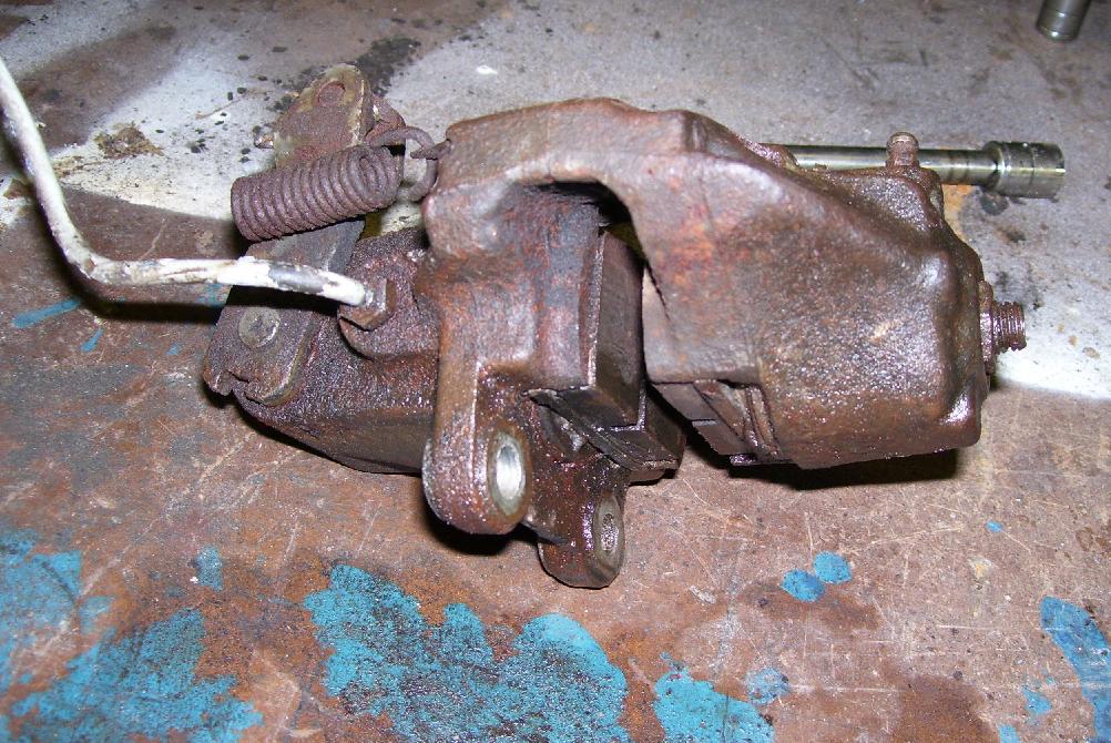 Rear caliper
