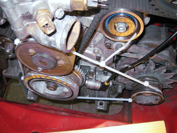 High tech method to get the right size belt from the parts store :)