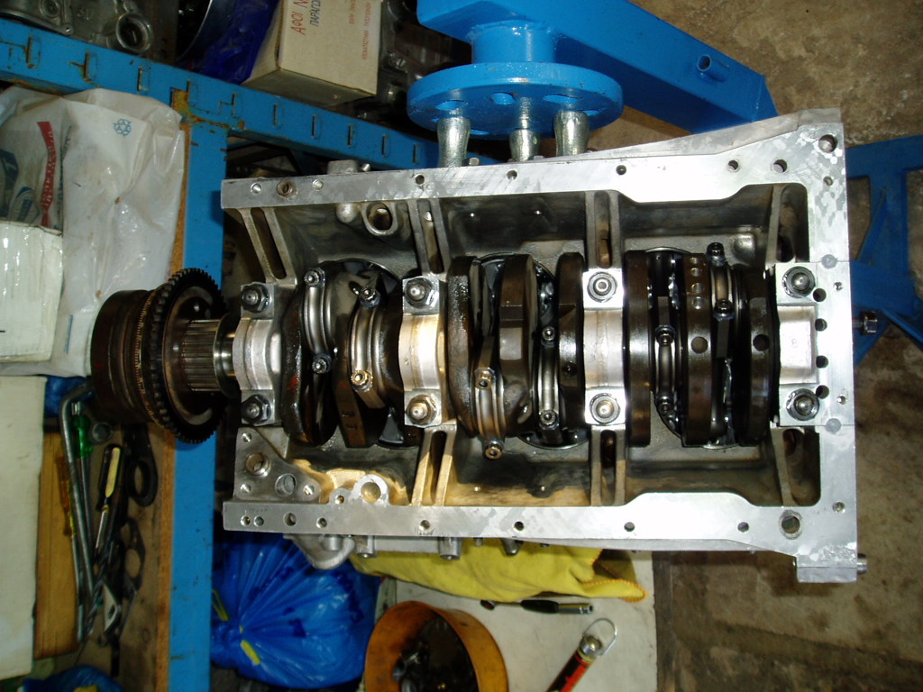 3liter Short block...of course the crank pulley is degreed!