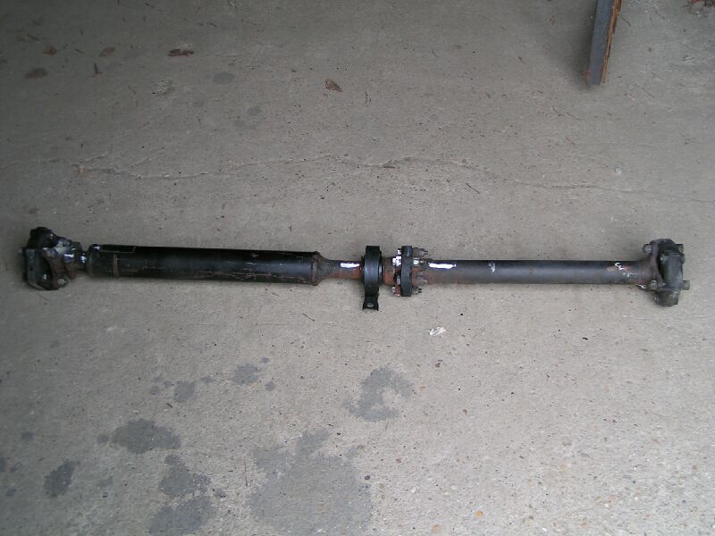Two weeks before I completely renewed the driveshaft; felx joints, center support, bearing.
