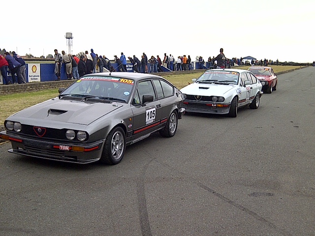 Midvaal Race - My 3.0 GTV, then Kevin's 3.xx and then Roy's GT